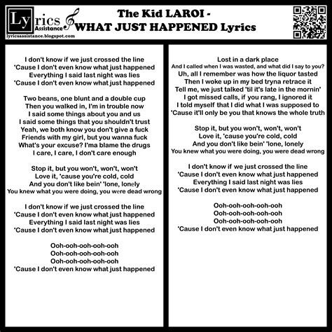 what just happened lyrics|what happened lyrics ti.